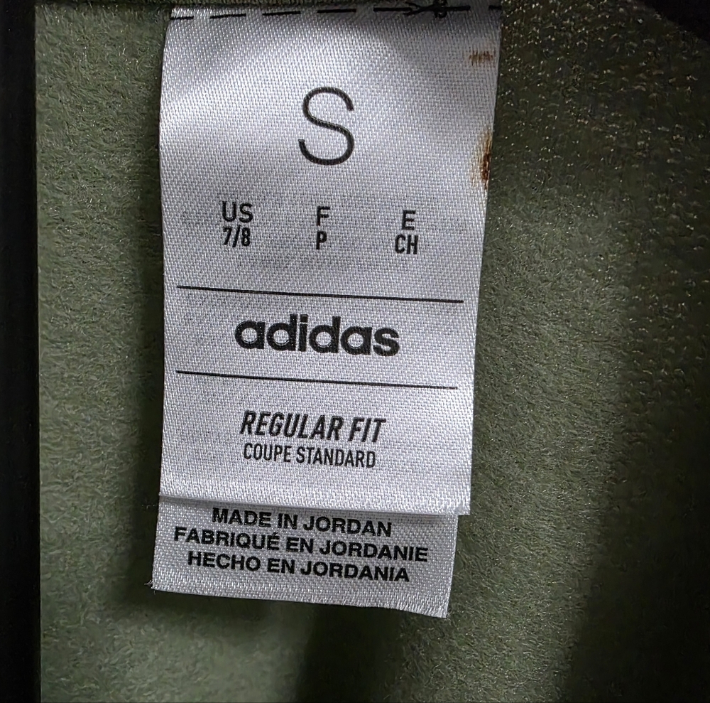 NWT Adidas Kid's Green Training Pullover- Size Small (7/8) - Picture 3 of 4